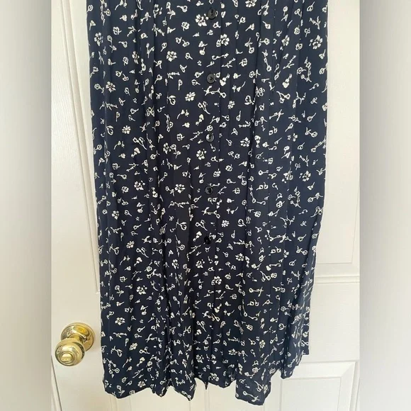 Vintage Inclinations floral cottage boho button skirt | S - Picture 3 of 8